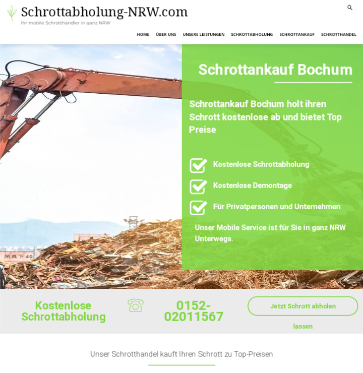 Der Schrottankauf Bochum kauft Ihren Metall- und Elektroschrott an