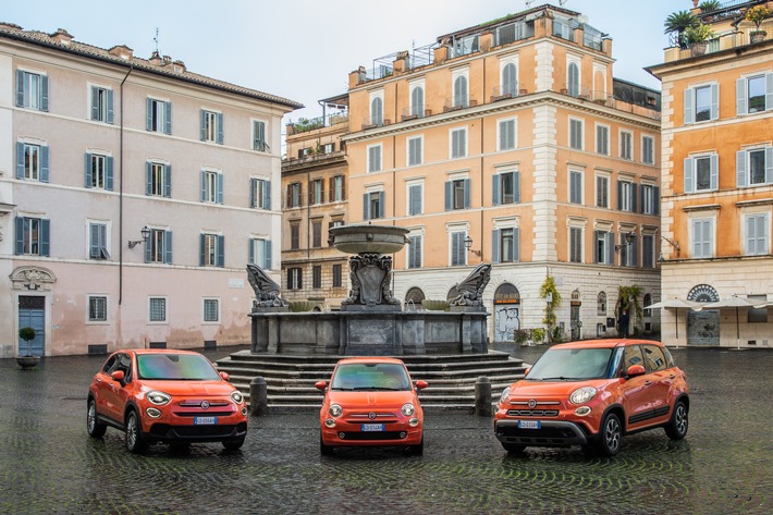 Modellfamilie Fiat 500 wird noch moderner und bietet mehr innovative Technologie