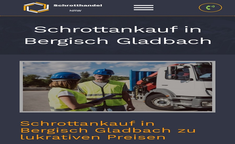 Der Schrottankauf Bergisch Gladbach und der Umgebung durch Schrotthandel NRW
