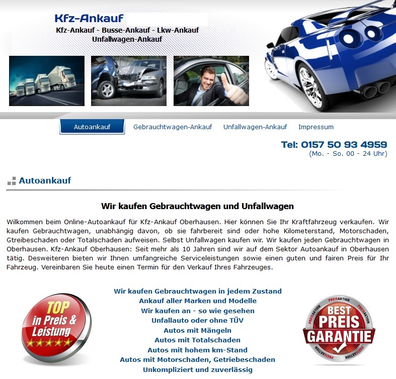 Auto verkaufen für Export in Heilbronn
